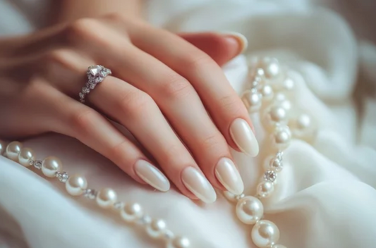pearl nail designs
