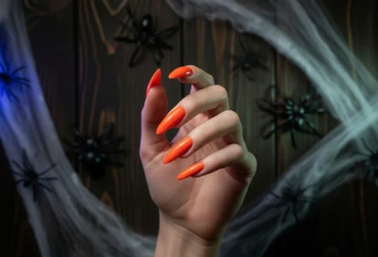 easy halloween nails