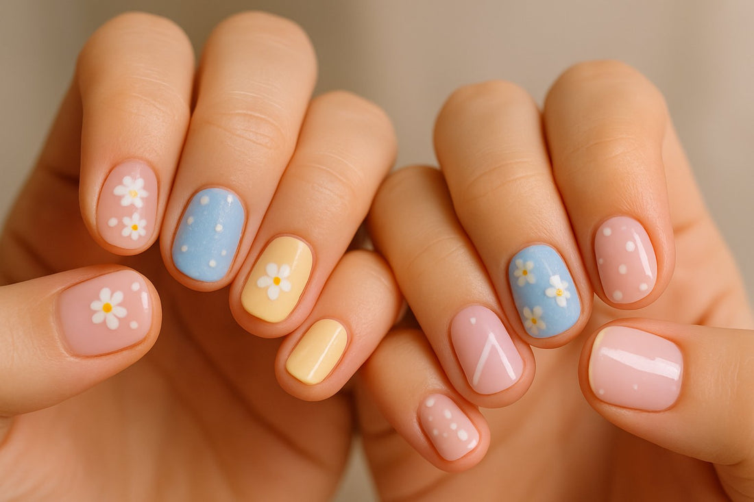cute nail designs for short nails