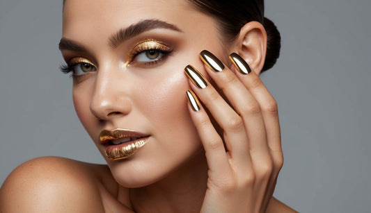 Gold Nail Inspo 