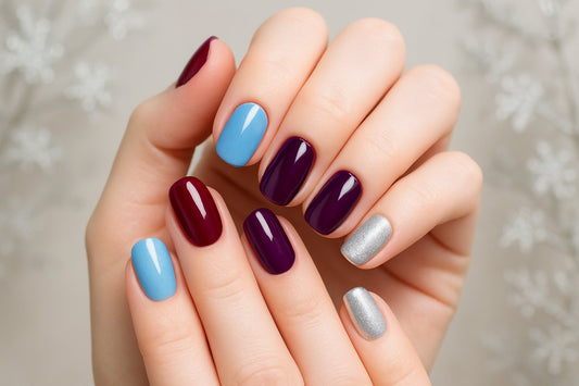 winter nail colours for pale skin​