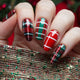 Plaid Christmas Nails