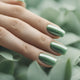 sage green nail designs