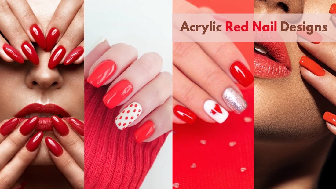 Acrylic Red Nail Designs