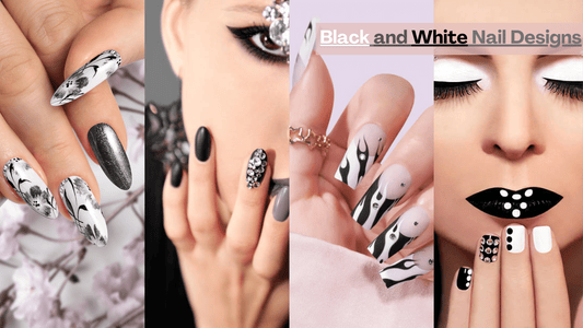 Black and White Nail Designs