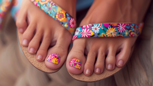 cute toe nail designs