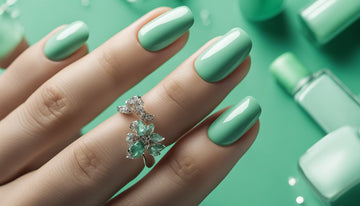 mint green nail polish