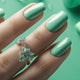 mint green nail polish