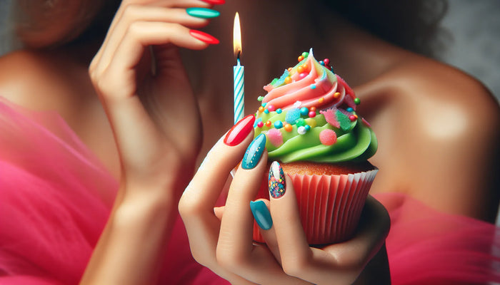 nail art designs for birthday