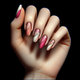 pink and white nail designs