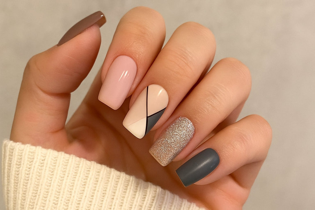 short coffin nail designs