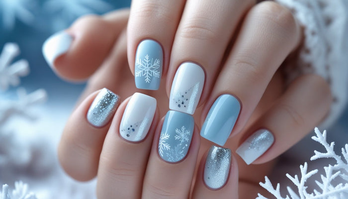 simple winter nail designs