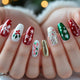 winter holiday nail designs