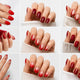 short red nail designs