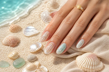 seashell nail designs
