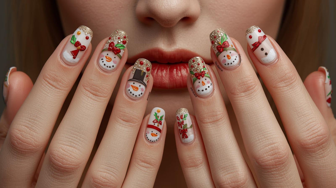  Snowman Nail Designs 