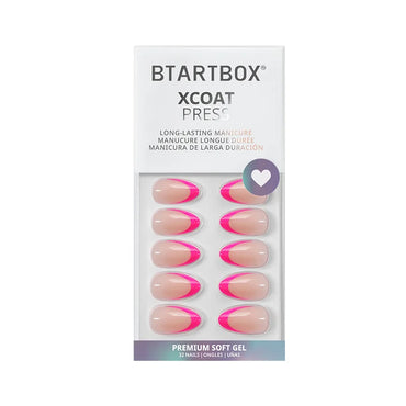 Uñas Almendra Francesa Summer Berry - XCOATPRESS