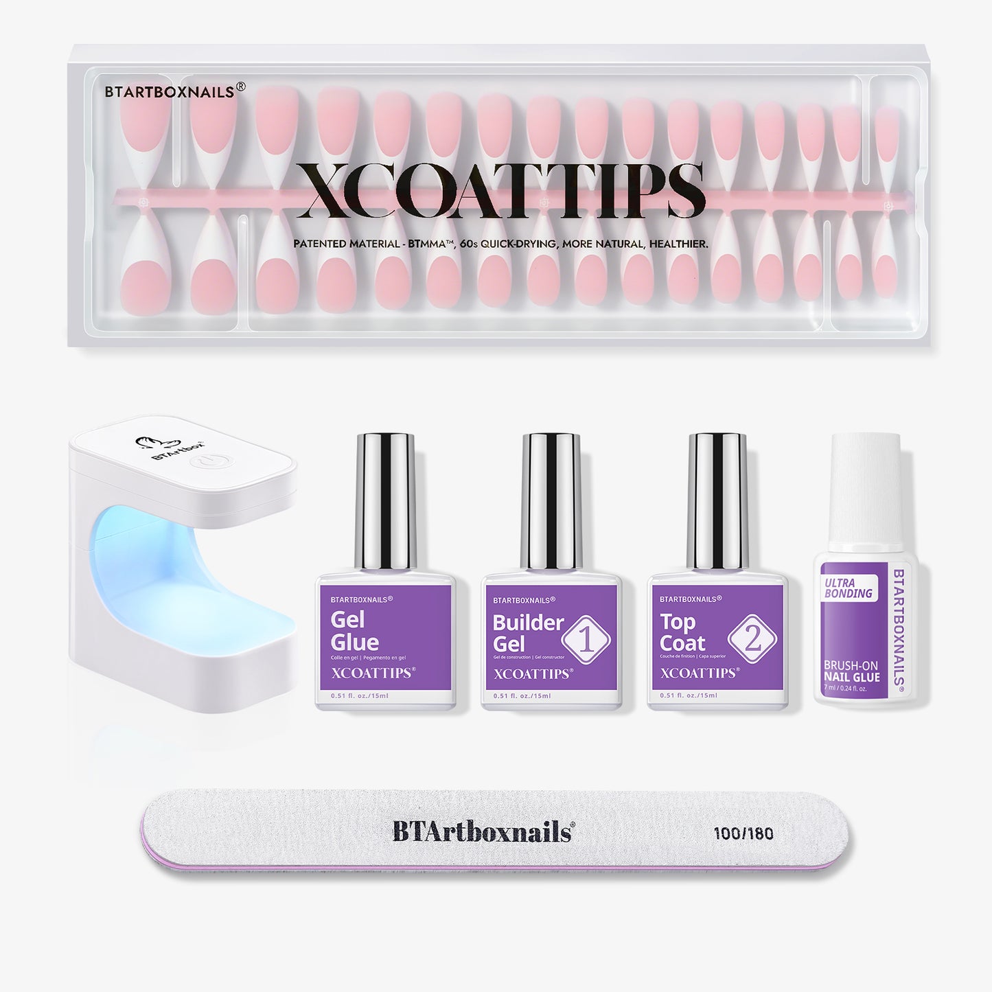 XCOATTIPS® French Kit - Long Stiletto