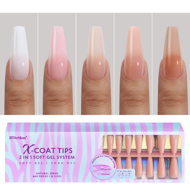 XCOATTIPS® Natural - Mix Colored Coffin