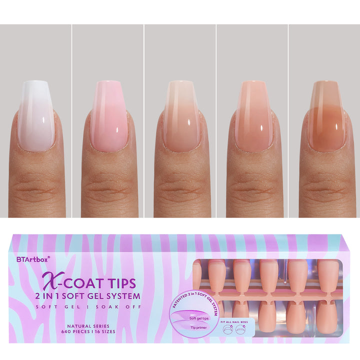 XCOATTIPS® Natural - Mix Colored Coffin