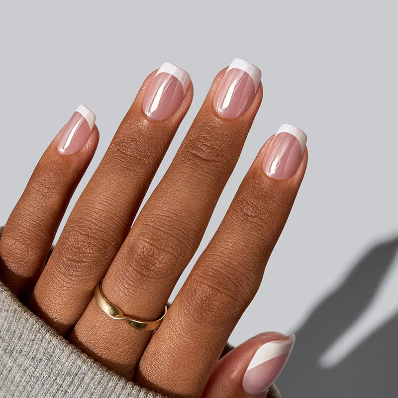 Be Elegant Short Square Nails - Soft Gel Press On