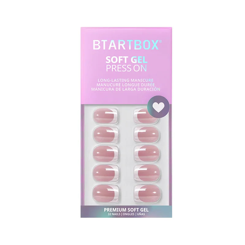 Be Elegant Short Square Nails - Soft Gel Press On
