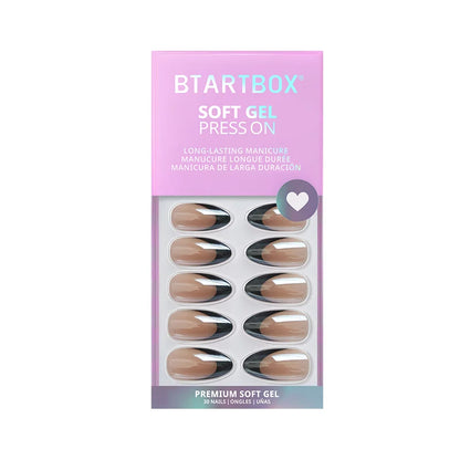 Black Swan Almond Nails - Soft Gel Press On