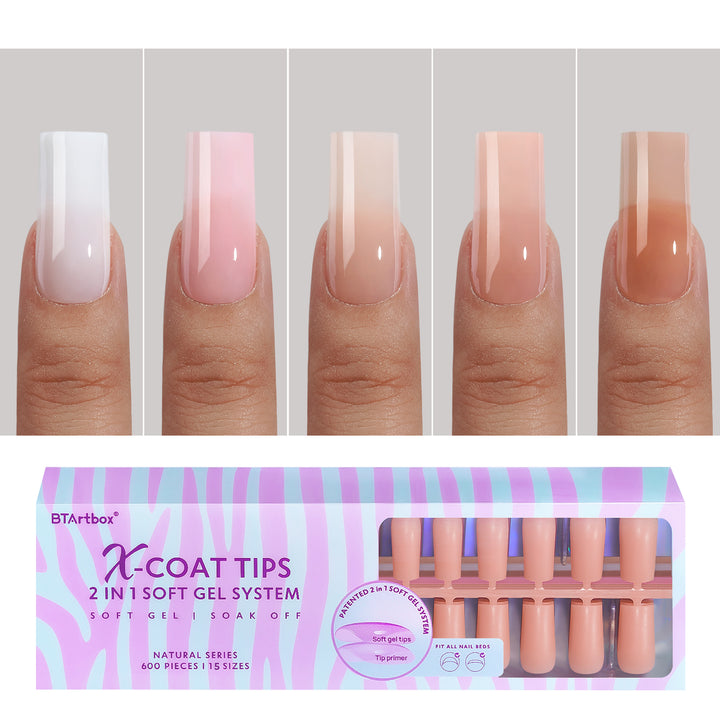 XCOATTIPS® Natural - Mix Colored Square