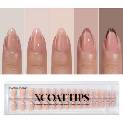 XCOATTIPS® French - Peach Pastel Tips
