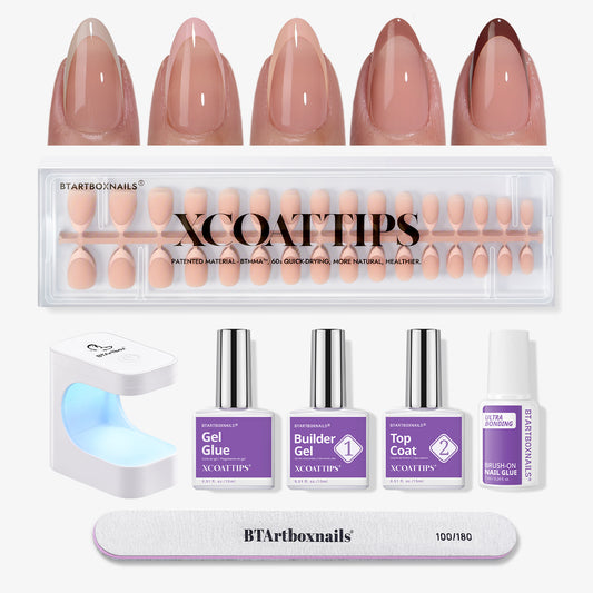 XCOATTIPS® Pastel French Kit - Almond