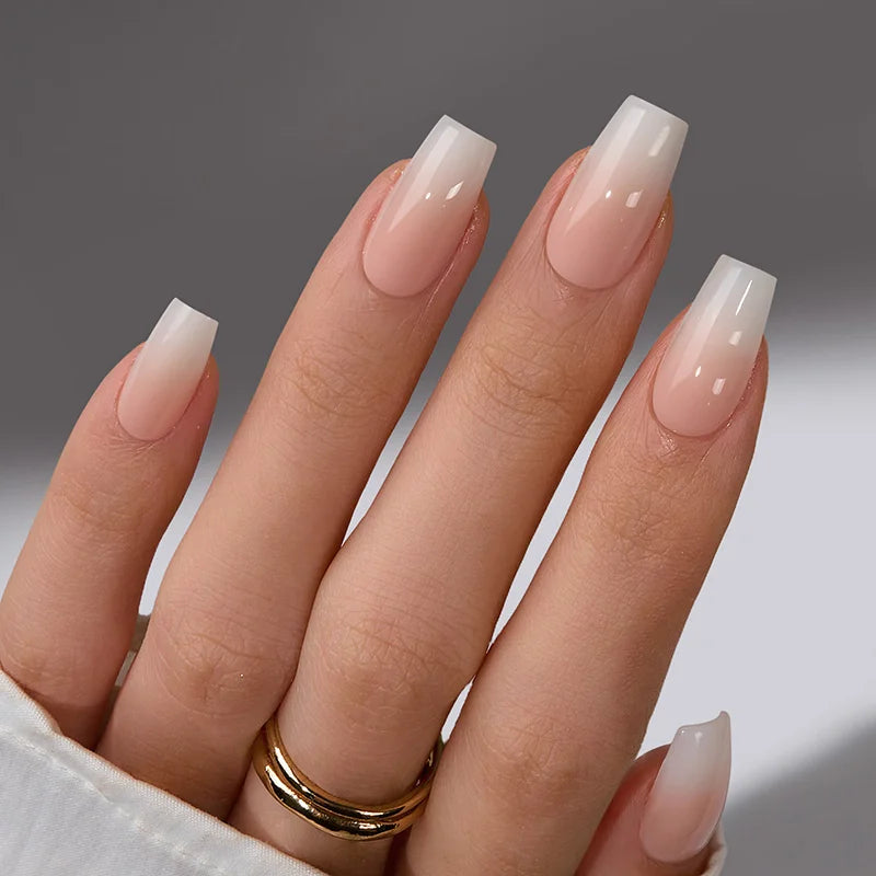 Vanilla Essence Coffin Nails - Soft Gel Press On