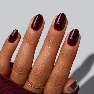 Brown Sugar Extra Short Oval Nails