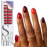 SOFTCOATTIPS™ Red Collection Five Shades Extra Short Almond