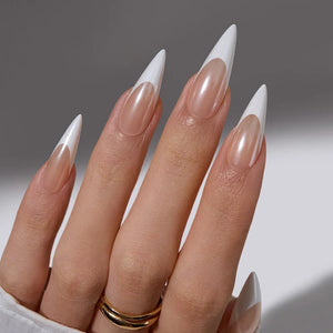 French Affair Long Stiletto Nails