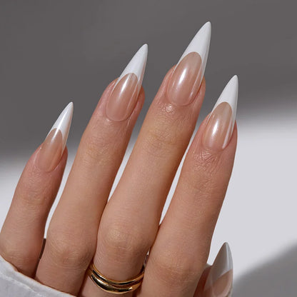 French Affair Long Stiletto Nails