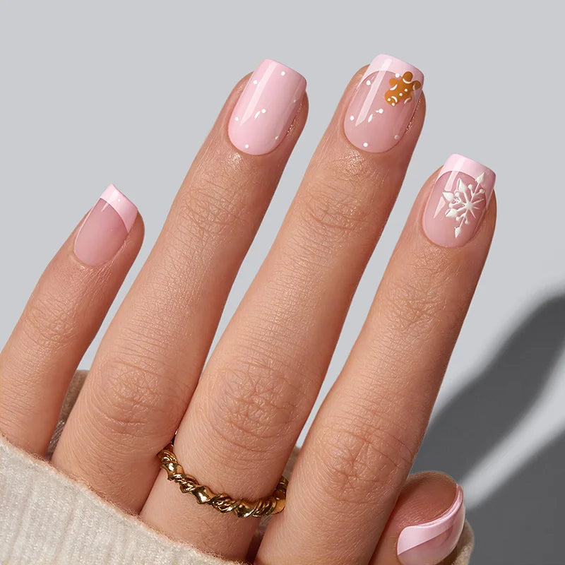 Christmas Collection Extra Short Square Nails