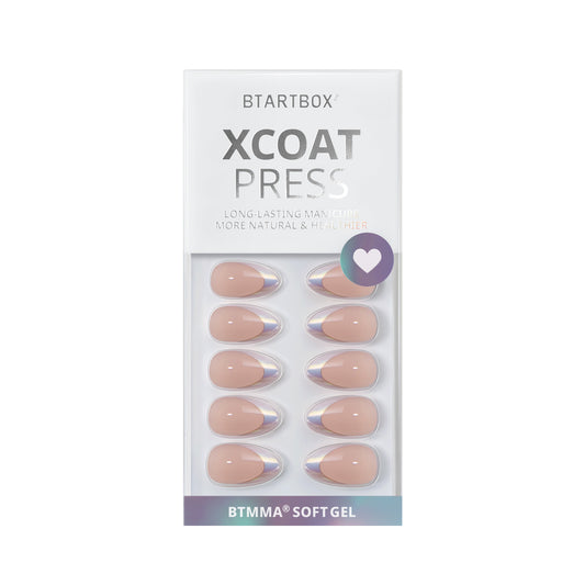 Mermaid Pearlescent Almond Nails - XCOATPRESS