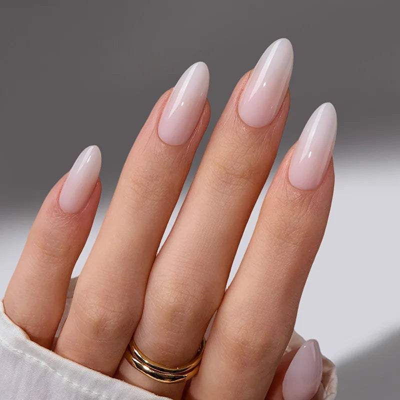 Nude Desire Medium Almond Nails