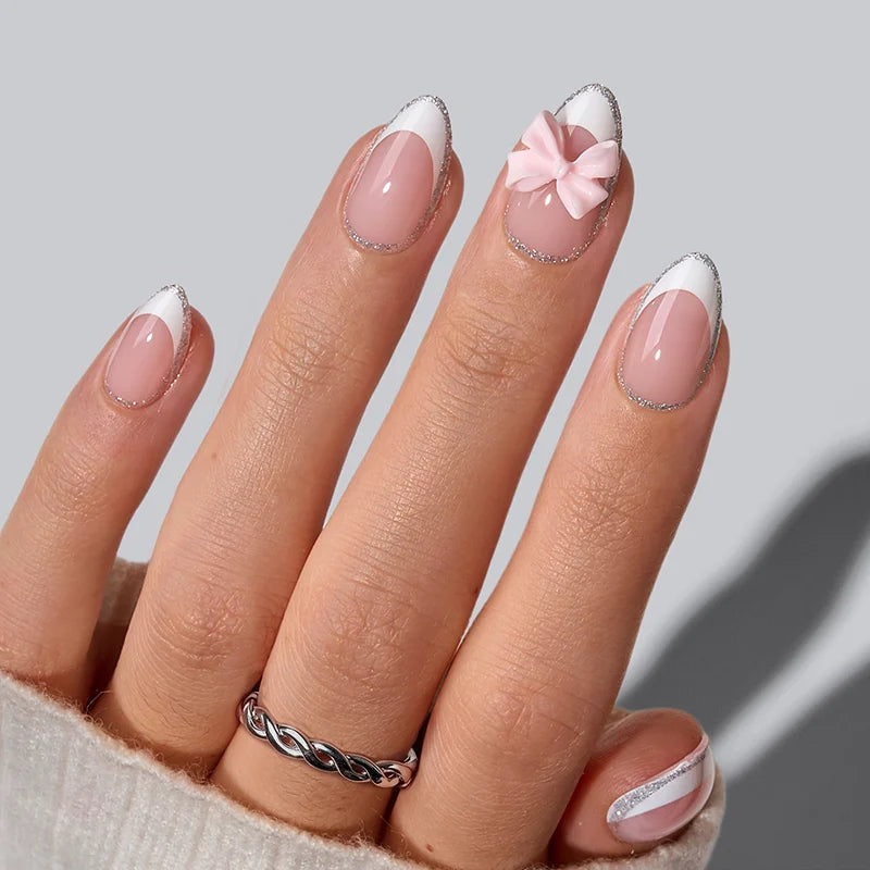 Christmas Collection Short Almond Nails