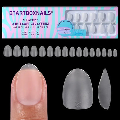 XCOATTIPS® Clear - Extra Short Almond