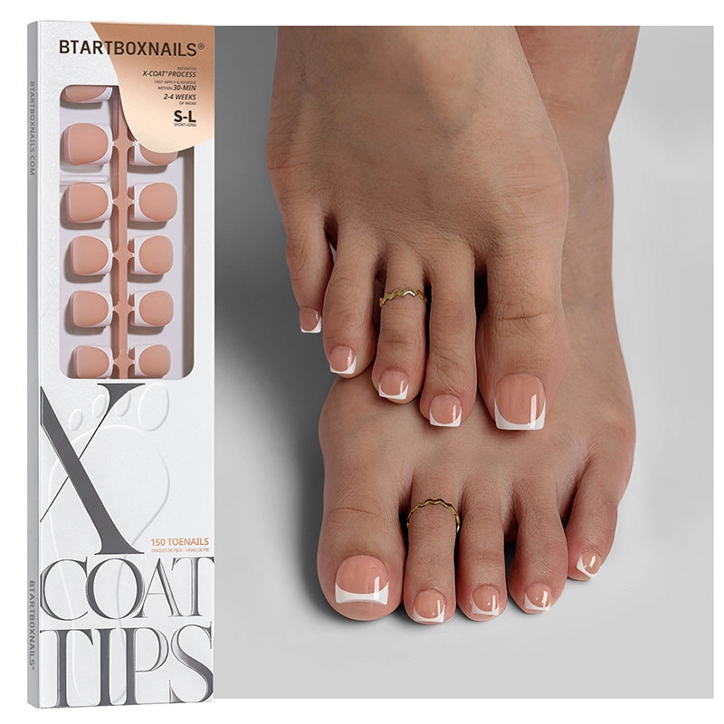 White French - S-L Square Toe Nai