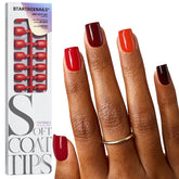 SOFTCOATTIPS™ Red Collection Five Shades Extra Short Square