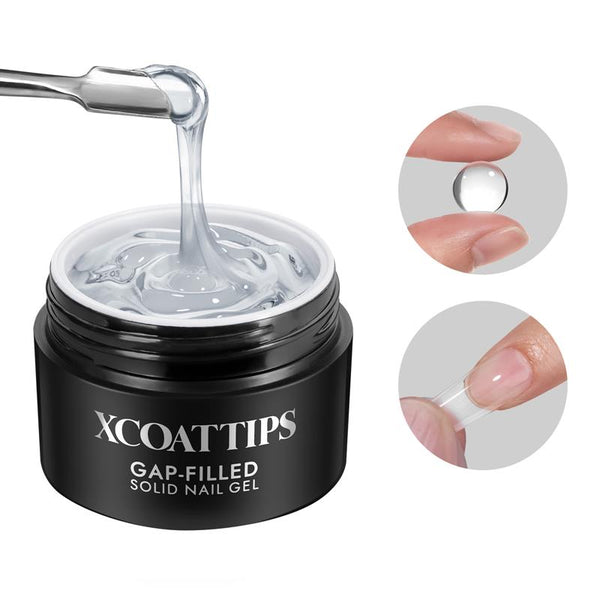 XCOATTIPS® Gap-Filled Solid Nail Gel