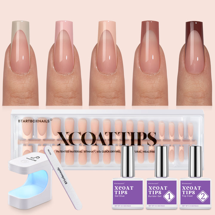 XCOATTIPS® Pastel French Kit - Square