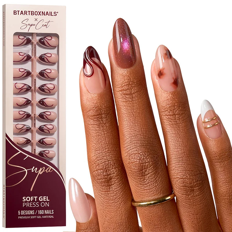 Supa Cent Confidence Medium Almond Nails