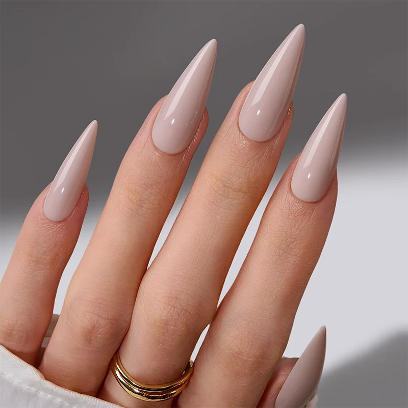 Taro Dream Long Stiletto Nails