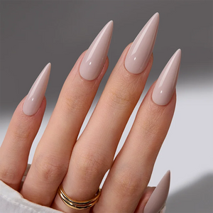 Taro Dream Long Stiletto Nails