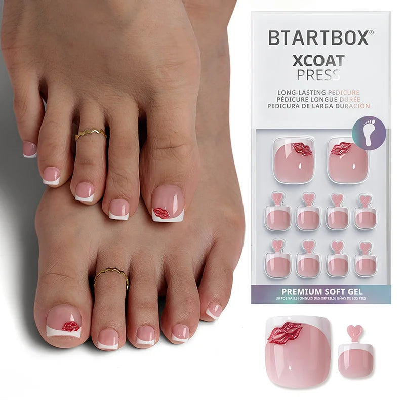 Date Night Square - XCOATPRESS Toe Nail