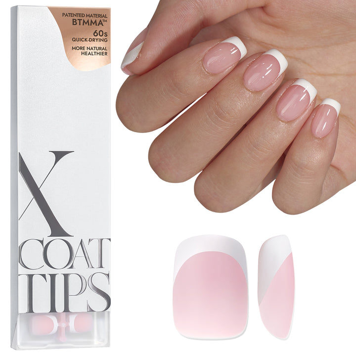 French X-Coat Tips® - Carré Extra Court