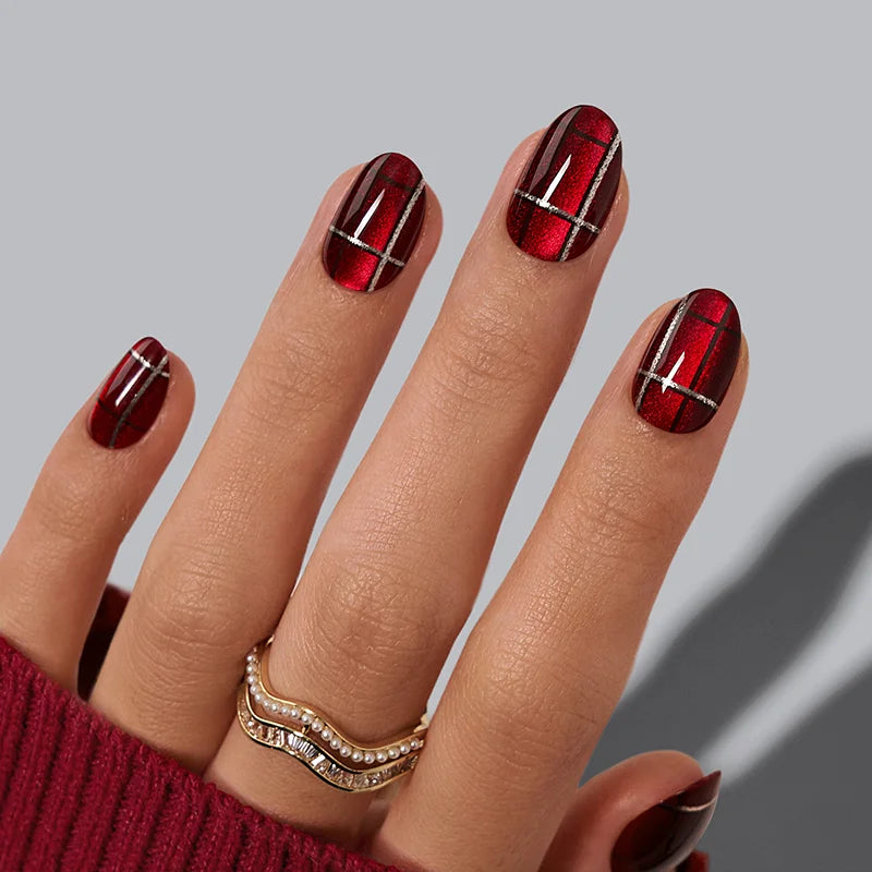 Christmas Collection Extra Short Oval Nails